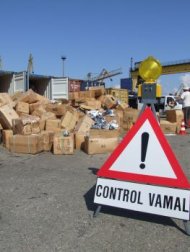 Marfa confiscata in valoare de un milion de euro