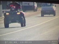 ATV prins de radar cu 104 km/h (video)