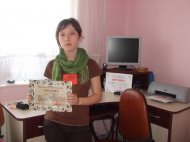 Locul III la Olimpiada pe tara la italiana, pentru o eleva de la Arte