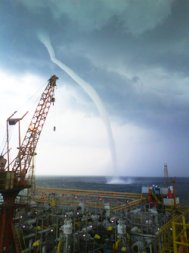 Tromba marina pe Marea Neagra