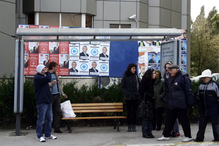 fotoreportaj uite ce afise si banare si au tras candidatii 69636 265972