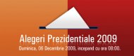 Finala prezidentiala in direct pe site-ul nostru!