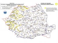 Cod galben de inundatii in 12 judete