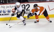 NHL/Philadelphia - Pittsburg 2-3, Penguins sunt lideri in NHL (video)