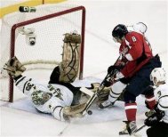 NHL Capitals - Stars 3-4 (video)