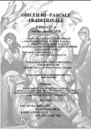 Comunicat de presa - Miercuri, 14 Aprilie 2010