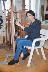 Simona Patruleasa - expune pentru prima data la o expozitie de arta