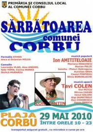 Spectacol pe plaja, la sarbatoarea comunei Corbu