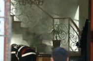 Fotoreportaj Incendiu la Villa Smaranda a lui Nicusor Constantinescu