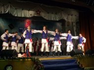 La sectiunea coregrafie Asamblul „Plai de dor\