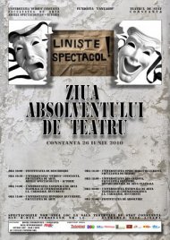 Teatrul de Stat gazduieste „Ziua absolventului de teatru\