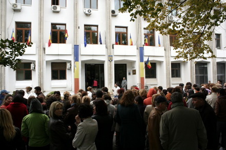 fotoreportaj cum au protestat functionarii publici la constanta 81585 302296