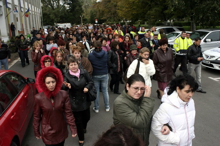fotoreportaj cum au protestat functionarii publici la constanta 81585 302296