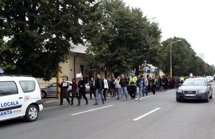 fotoreportaj cum au protestat functionarii publici la constanta 81585 302296