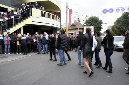 fotoreportaj cum au protestat functionarii publici la constanta 81585 302296