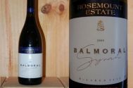 Rosemount Estate, Balmoral 2000, McLaren Vale, Syrah, 14% alc.