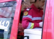 Răsturnat în intersecţie (video)