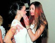 Cancan Monica Columbeanu, tentata de buzele unei femei!