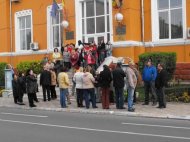  Protest spontan la Primăria Medgidia