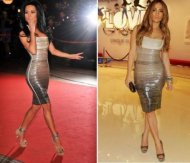 Click! Inna şi Jennifer Lopez poartă aceeaşi rochie! Cine arată mai bine?