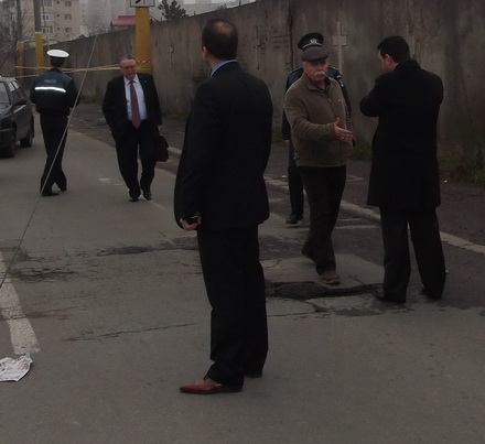 fotoreportaj accident gardul cimitirului central 99776 320374