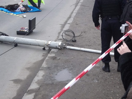 fotoreportaj accident gardul cimitirului central 99776 320374