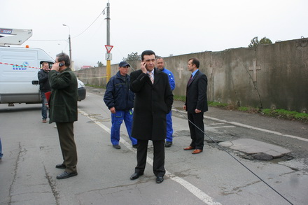 fotoreportaj accident gardul cimitirului central 99776 320374
