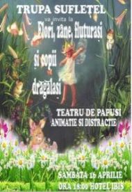 Teatru pentru copii “Flori, zane, fluturasi si copii dragalasi” la Hotel IBIS