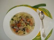 Supa de turkey,cartofi,morcovi si paste 