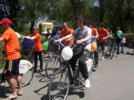 Flash-mob pe biciclete în Parcul Tăbăcărie (galerie foto)
