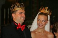 Fotoreportaj Cum si-a condus Mazare finii Alexandru şi Andreea la altar