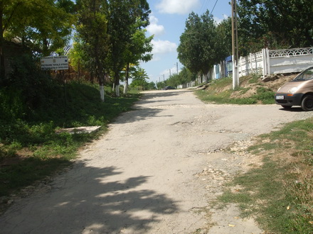 peisajul comunei campioane la bani de la cjc strazi cu buruieni canalizari fara capace si scoala din