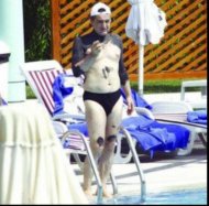 Gigi Becali, plin de nămol (foto)