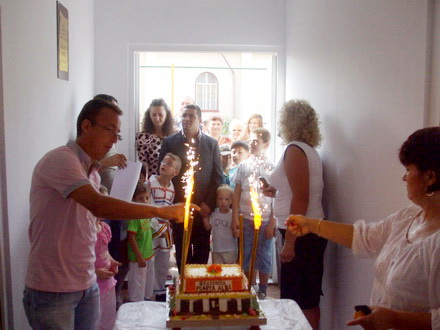 prima gradinita eco din judet la poarta alba prefectul palaz si primarul delicoti au taiat panglica inaugurala