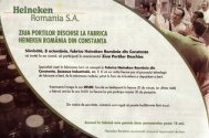 Plimbare prin fabrica de bere Porţi deschise la Heineken România