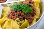 Pappardelle si carne de porc mistret 