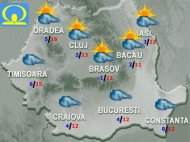 Prognoza meteo Cum va fi vremea luni şi marţi
