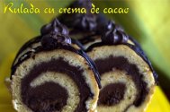 Rulada cu crema de cacao