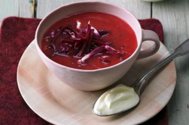 Ciorba cu sfecla si varza