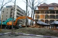 Fotoreportaj Demolare la hotelul lui Bosânceanu