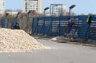 Se lucrează din nou în şantierul de pe strada Traian (Galerie foto)