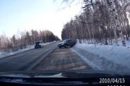 Accident stupid cu Skoda Octavia. Cum adica unde? In Rusia! (video)