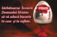 Colectivul cotidianului ZIUA de Constanta vă dorește un Paște Fericit!