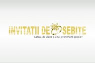 Invitatii deosebite