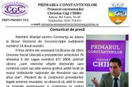 Comunicat de presăPrimăria constănțenilor