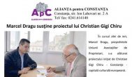 Marcel Dragu susţine proiectul lui Christian Gigi Chiru
