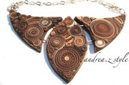 Set brown filigree