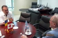 Consilierul comercial al Ambasadei Canadei la Bucureşti, în vizită la CCINA