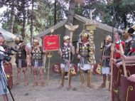 Fotoreportaj Lupte între daci şi romani la Festivalul Antic Tomis