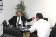 Primirea de catre Presedintele Camerei de Comert, Industrie, Navigatie si Agricultura Constanta, domnul Mihai Daraban a Excelentei Sale, domnul Jiri Sitler, Ambasadorul Republicii Cehe in Romania